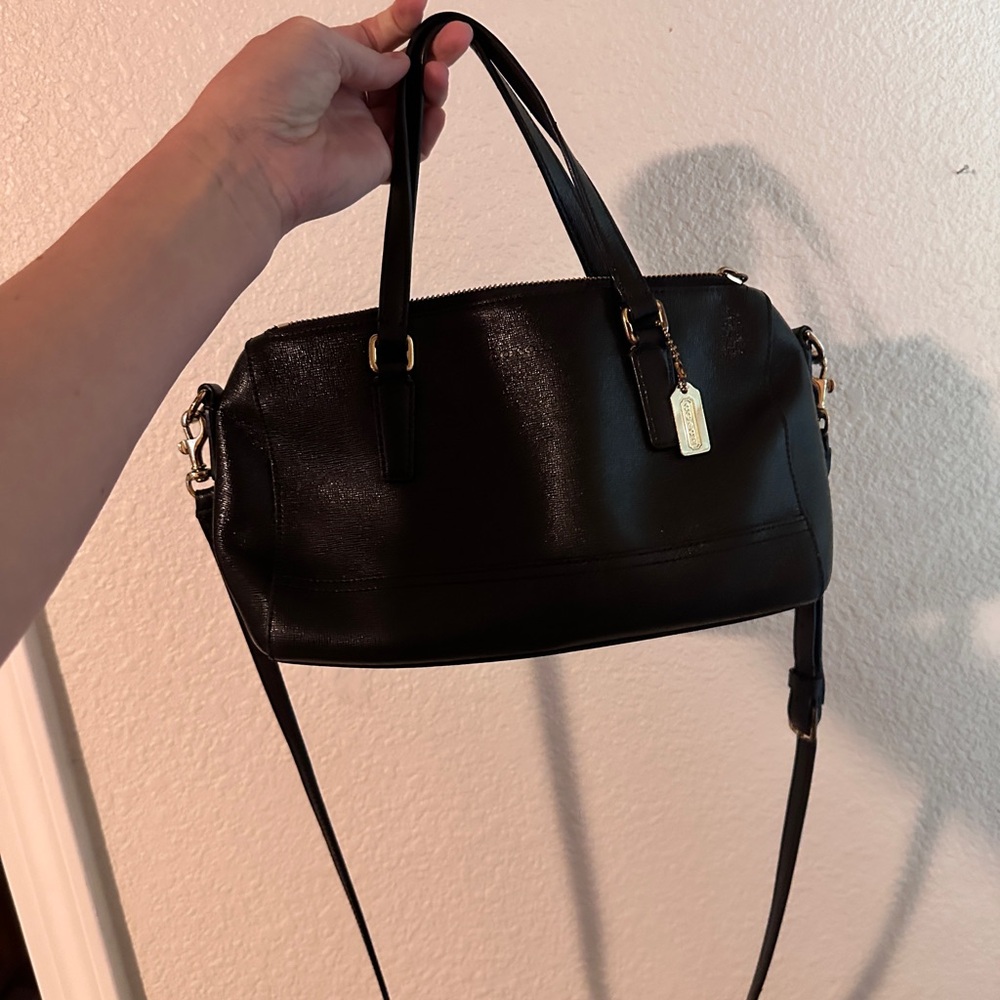 Coach Saffiano Satchel Mini Crossbody - Picture 8 of 8